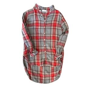 CP Shades 100% Cotton High- Low Button Down